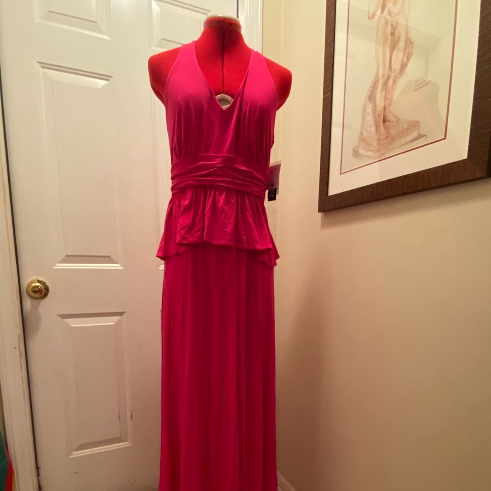 NWT maxi pink dress